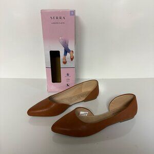 Serra Ladies D'Orsay Flats Size 9 Memory Foam Insole Casual Lightweight EUC